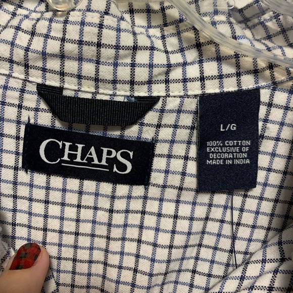 NWT Chaps Long Sleeve Shirt - Picture 3 of 5